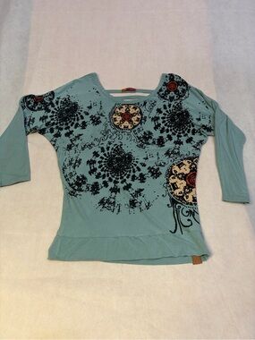 Colcci Dolman Sleeve open back top, sz S
